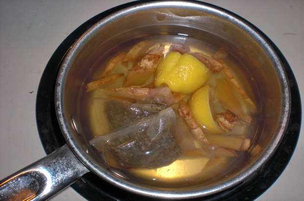 Чай от джинджифил и лимон