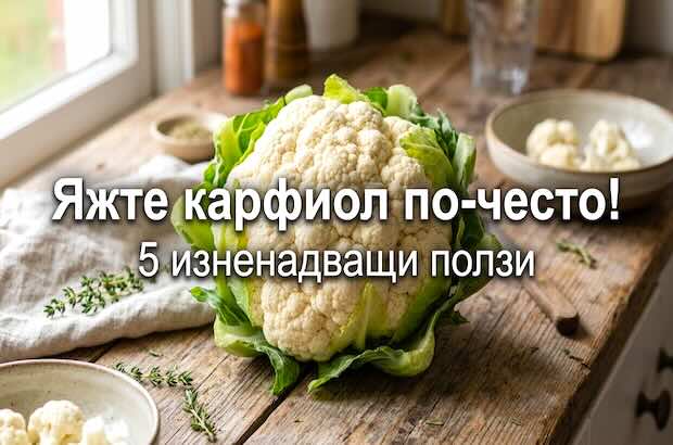 Яжте карфиол по-често! 5 изненадващи ползи